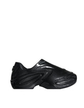 Dolce & Gabbana Black Foiled Rubber Toy Low Top Men Sneakers Shoes -   -  Dolce & Gabbana.